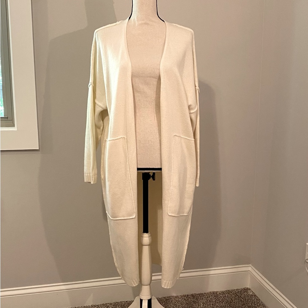 Medium Cream Long Sweater